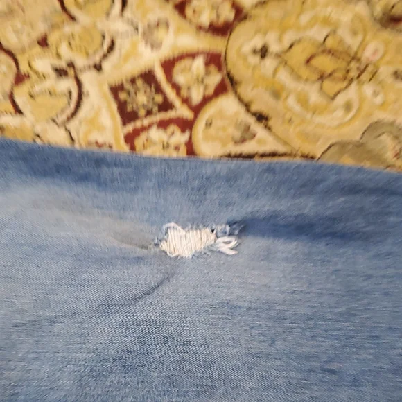 Maternity Old Navy Distressed Overalls Size 14 - Picture 15 of 15